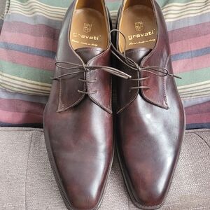 Dark Brown Leather Oxfords
